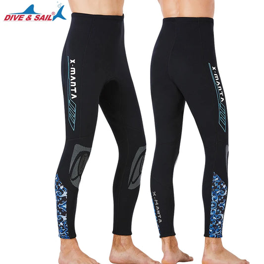1.5mm Neoprene Pants Wetsuits Men Women Scuba Diving Surfing Pants Adults Wet Suit Leggings for Kayaking Canoeing Diving Surfing